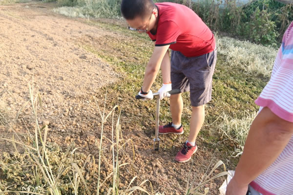 現場取土——測土配方